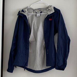 Helly Hansen Women’s Navy Blue Rain Jacket Size Small